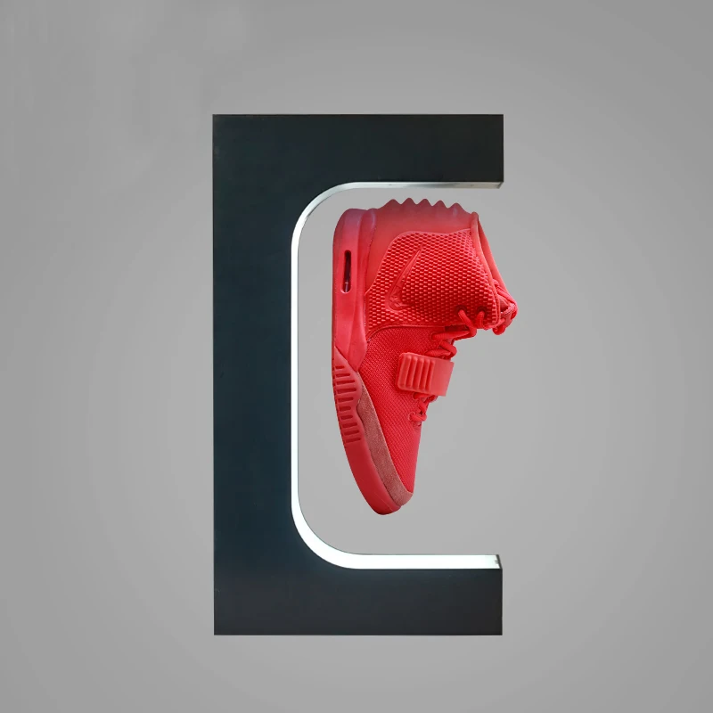 New design modern sneaker stand shoe store 360 degrees rotating display racks