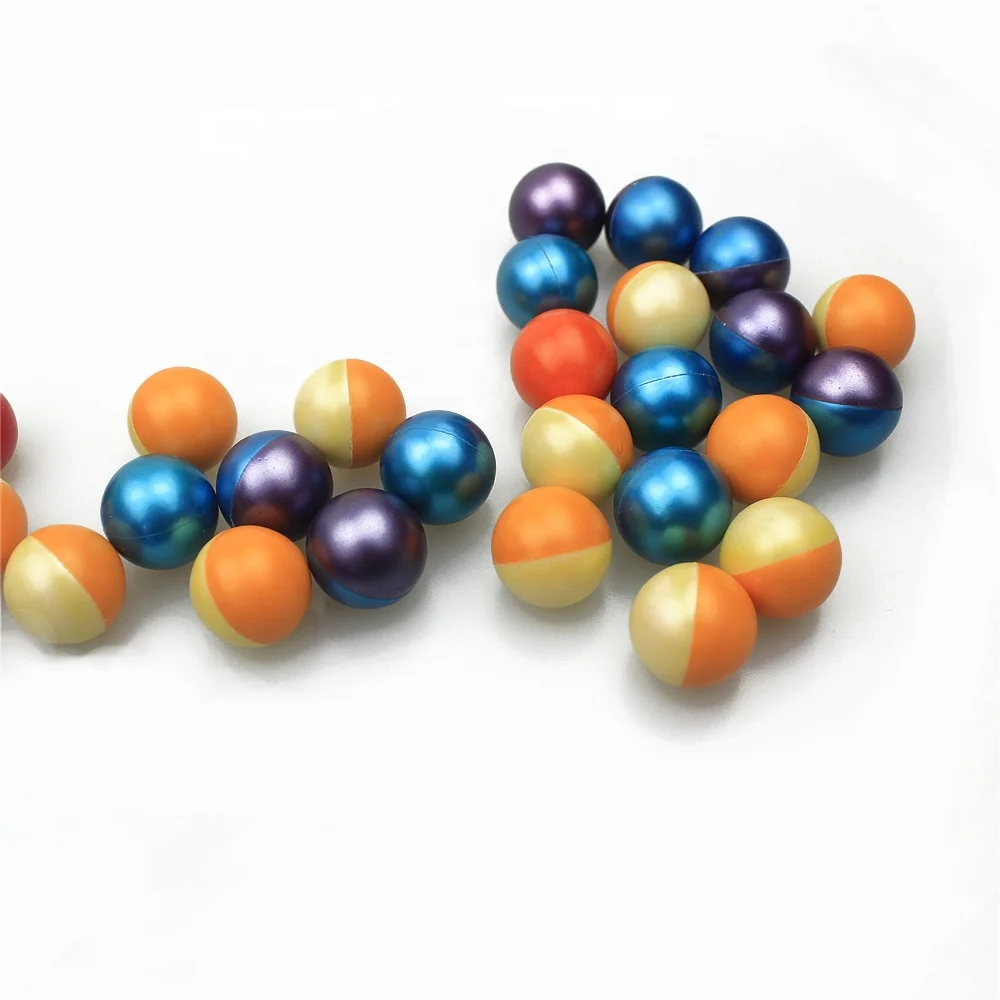 Best Price Standard quality CS Shooting Game Factory Wholesales OEM 0.43 0.5 0.68 Caliber Paintable Paintball Bullet balls