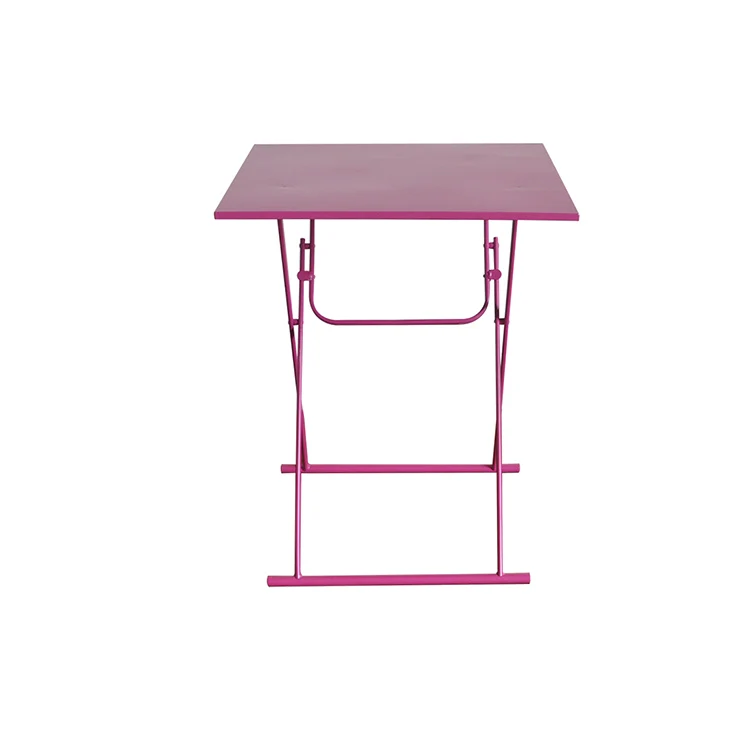 
New Design Small Metal Wood Mobile Folding Office Table 