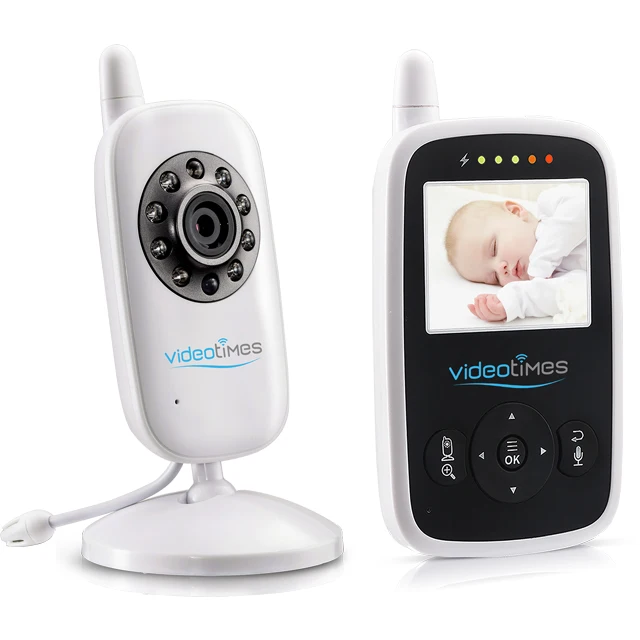 Videotimes 2.4GHz wireless digital video camera monitoring bebe smart baby monitor