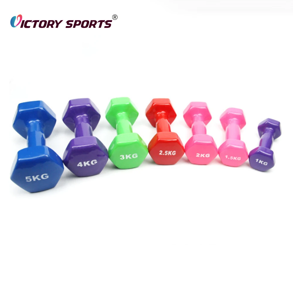 Multiple Weights Cheap Hand Weights Neoprene Coated Home Gym Exercise Hex Dumbbell Set for Sale