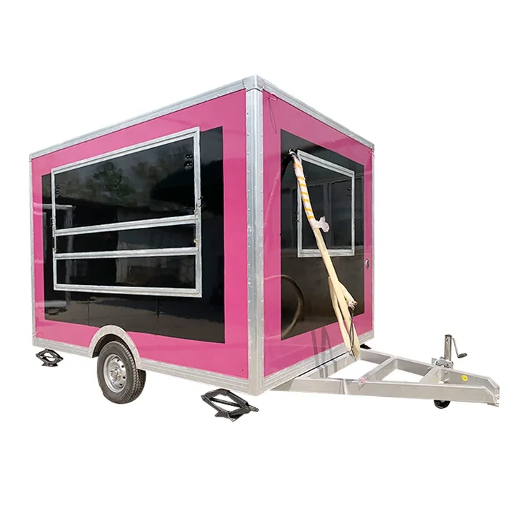 
Custom Food Trailers Fully Equipped Mobile Fast Food Cart Food Truck For Sale Ghana 