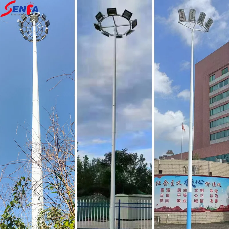 LED high-pole light football field basketball court high-pole light square Port stadium elevating high-power high-light
