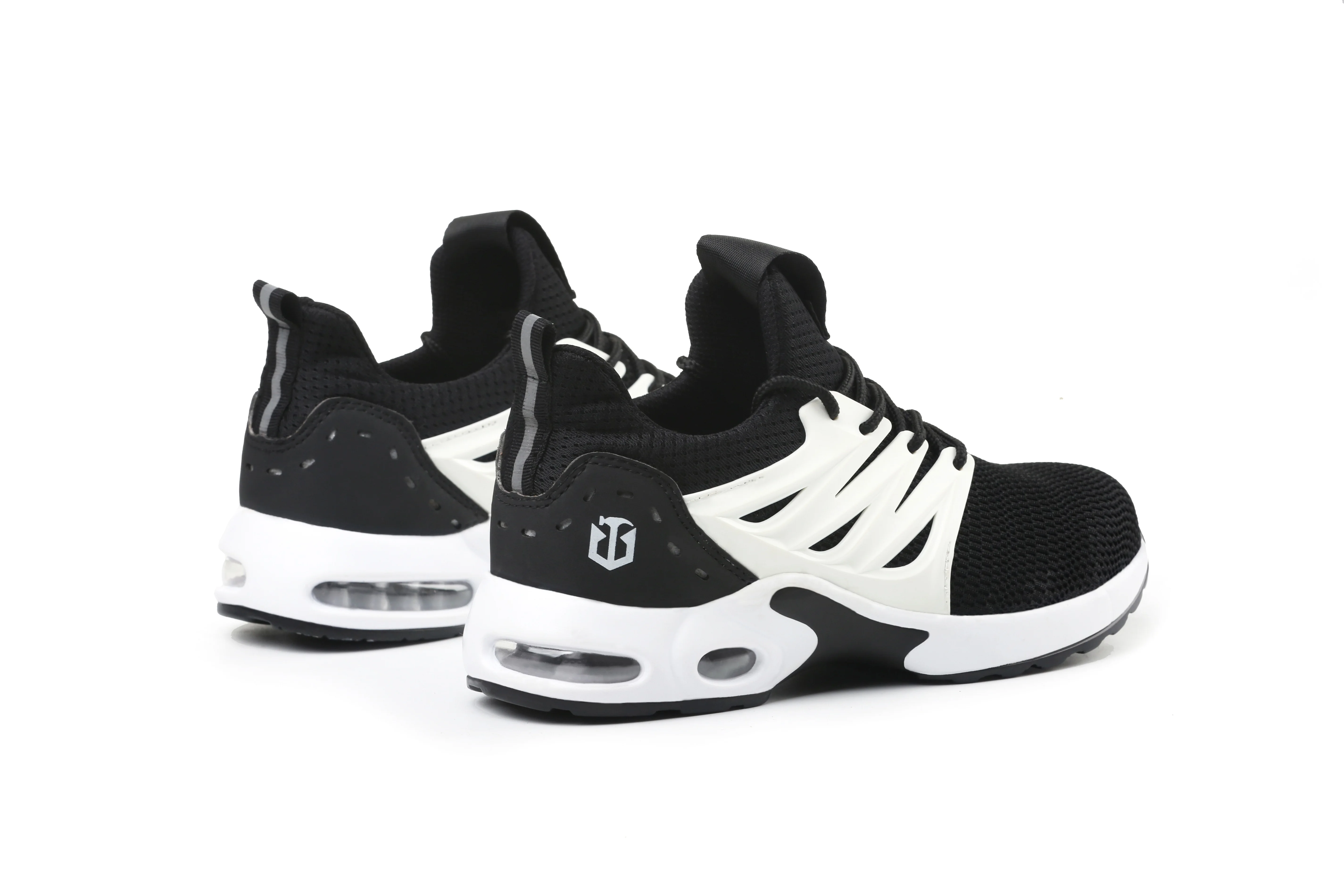 2020 new high quality summer fashionable fly knit work shoes light weight breathable and comfortable sport men safety shoes