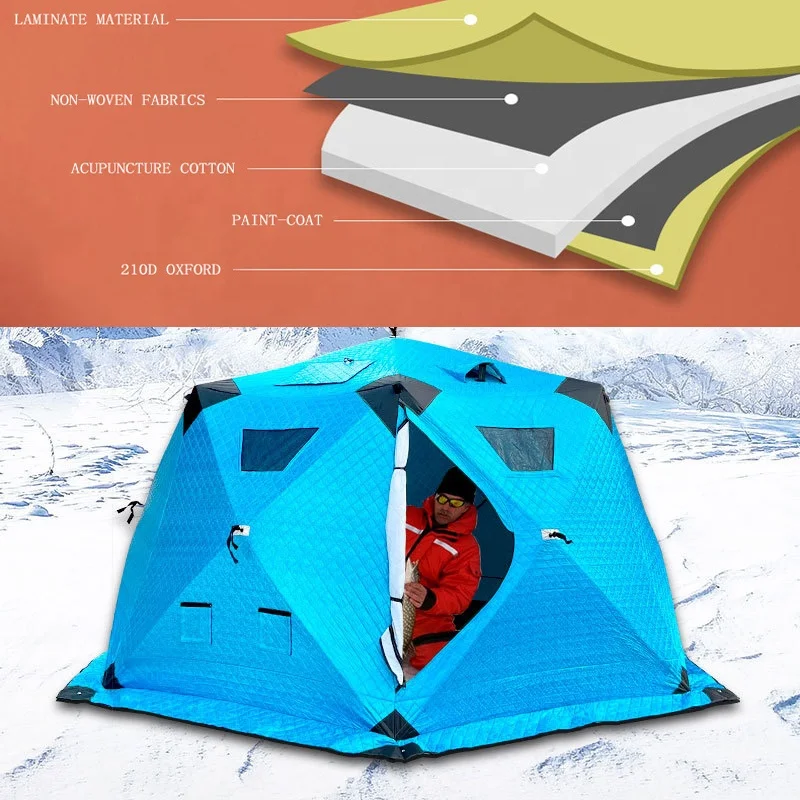 Luxury Outdoor Winter Ice Fishing Warm Tent camping sauna tent Other Camping & Hiking Products with TPU