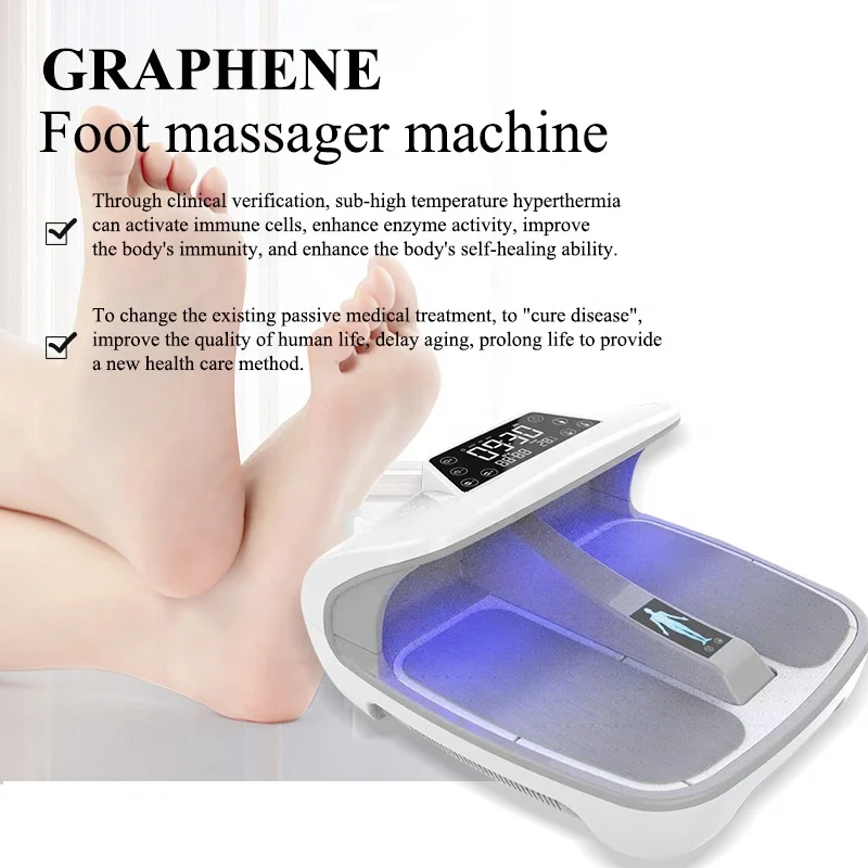 Graphene Foot Massager Blood Circulation Leg Beautician Stress Release Electric  Foot Massager Machine