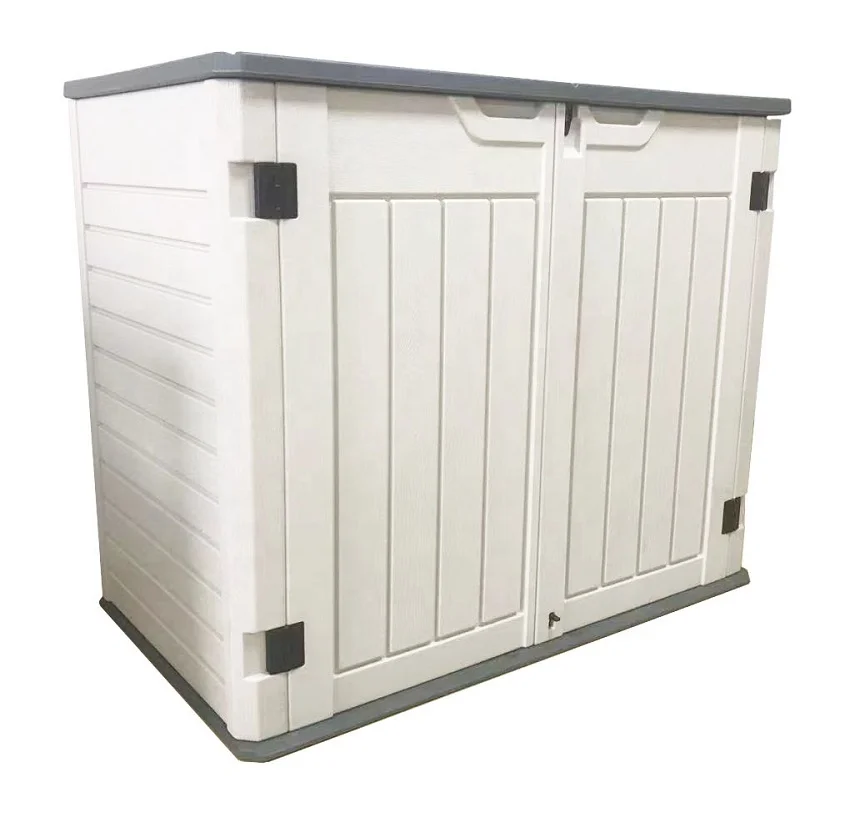 Home and Garden HDPE Material Durable Plastic outdoor storage cabinet Storage Shed