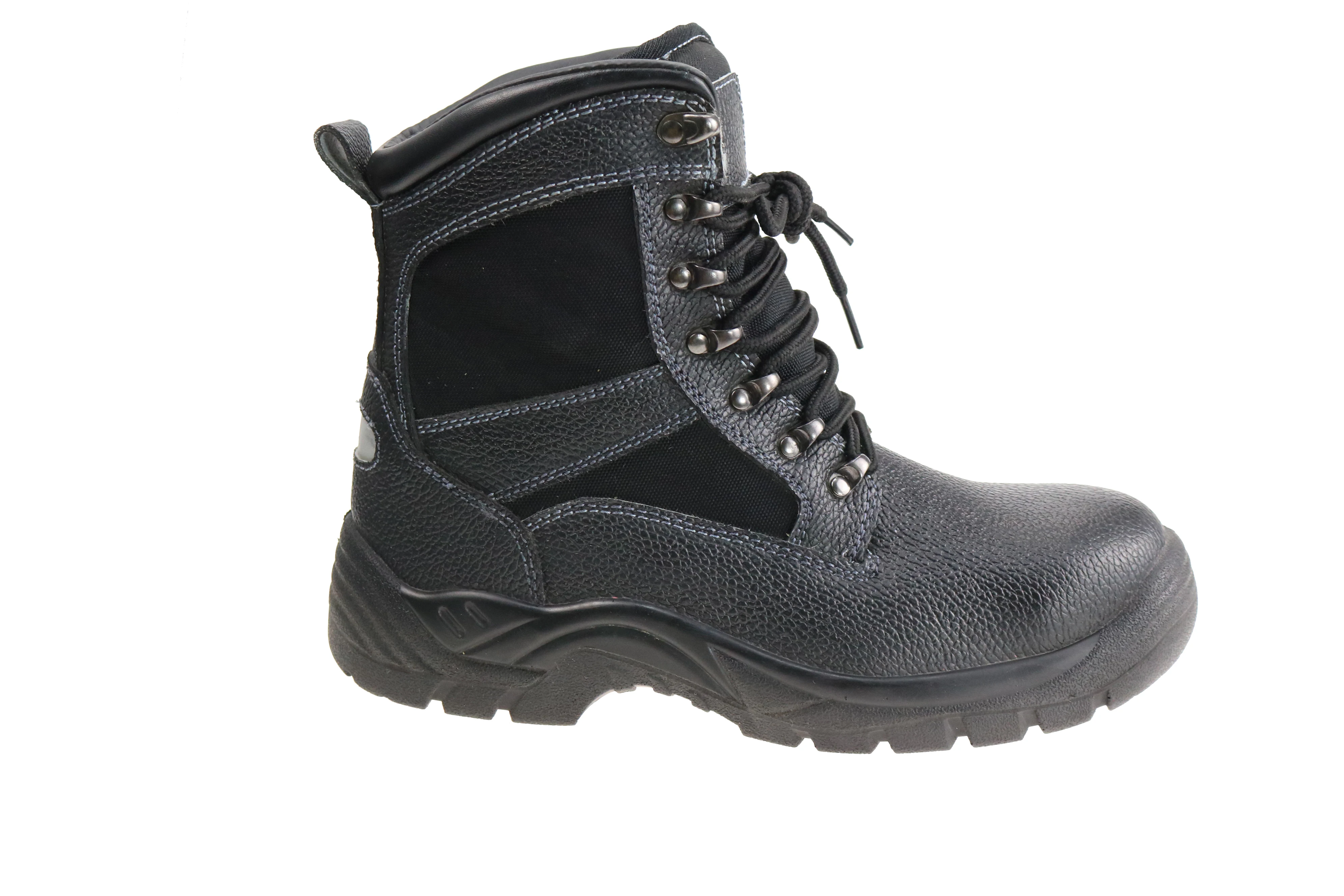 Chinese Military Tactical Boots High Cut Genuine Leather Safety Shoes for Army Policeman