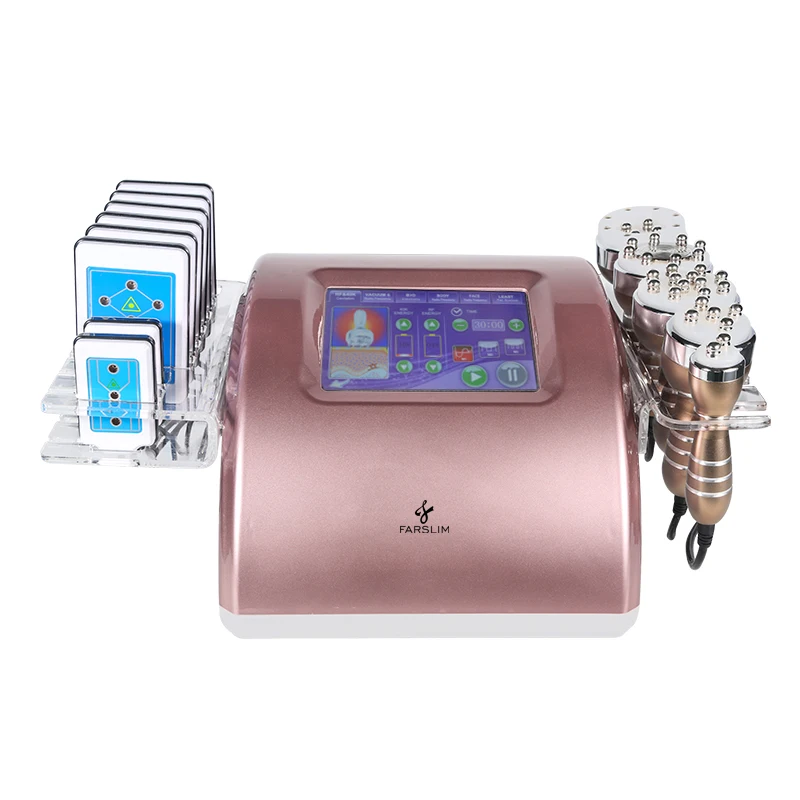 Beauty Salon Use 80k Cavit Radio Frequency RF S Shape 40k Skin Tightening Vacuum Slimming Cavit Machine