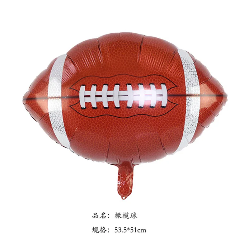 Inflatable 18inch round soccer ball shape balloon kids sport toy foil football balloon volleyball basketball balloon