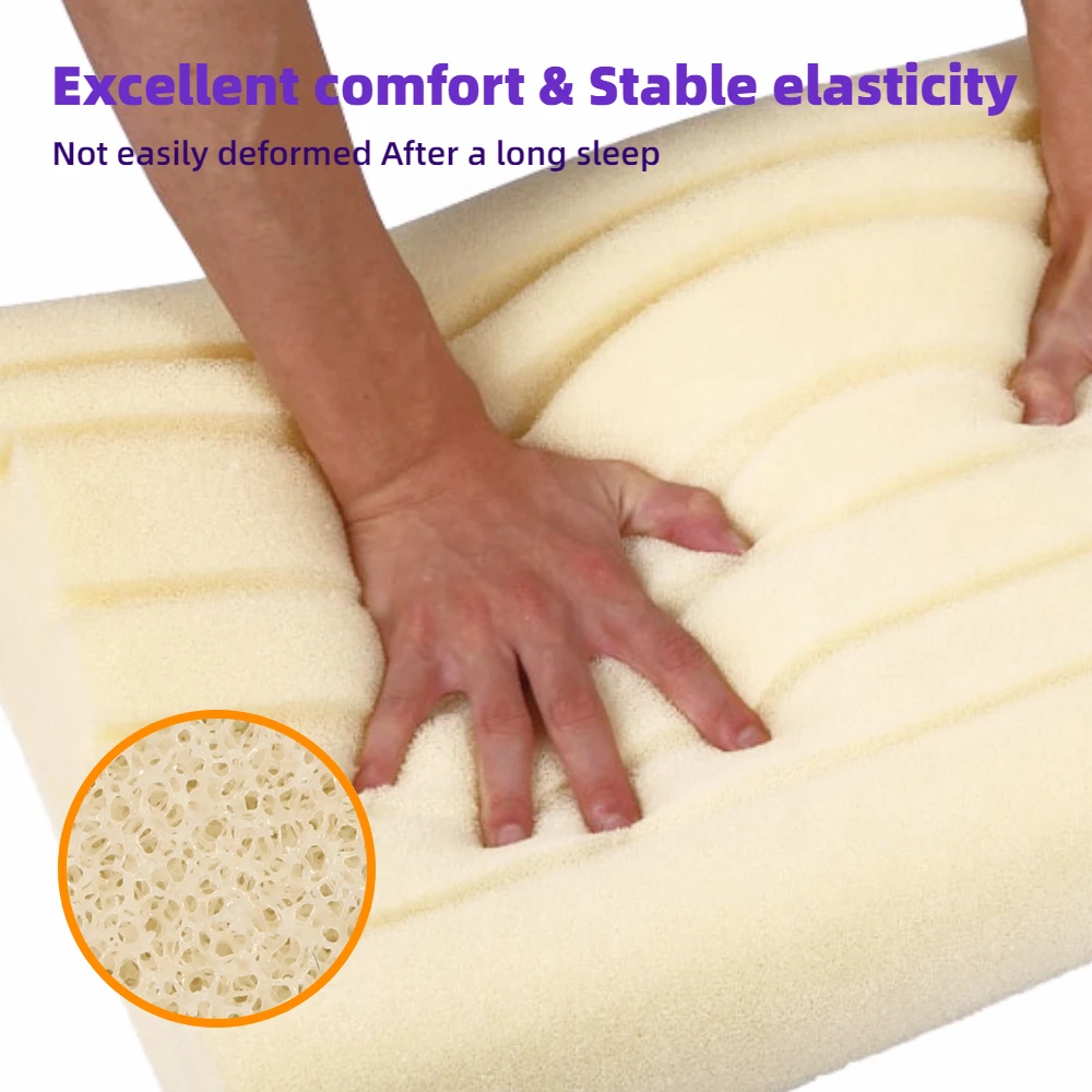 Silicone 6-12 Age Kids Pillows School Bed Everpretty For Natural And Healthy Organic Cotton Pillowcase Toddler Pillows (White)