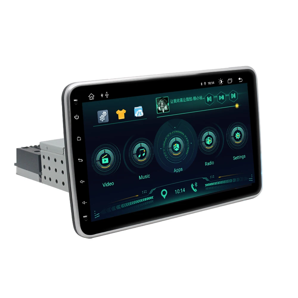 New style 2021 Universal Car 1 din radio FM DVD Transmitter MP3 Player WIFI 8 Core TS10 video car  touch screens