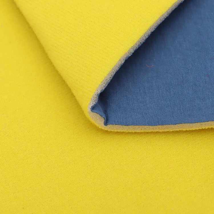 Knitted Fabric Composite Sponge Flat Fabric Interlock Cotton Material Mash Polyester Breathable Polyester Target Audience