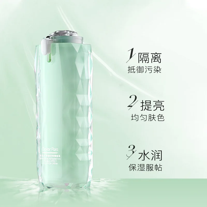 COLOR FANS Liquid Creamy Makeup Base Foundation Color Corrector Face Cosmetics Primer Natural Brighten Skin Tone