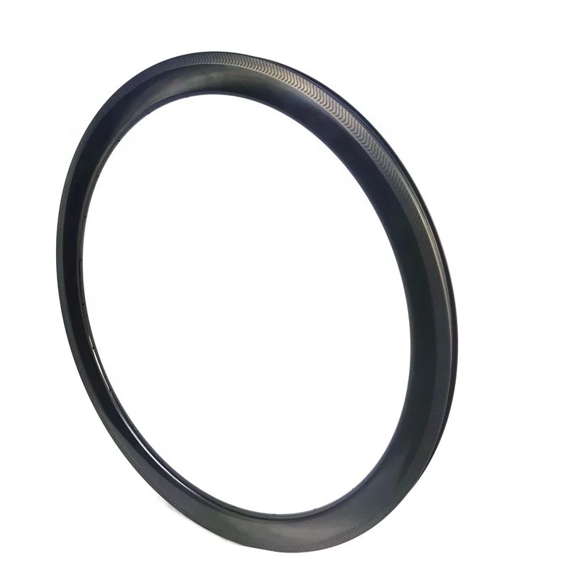 BIKEDOC 700c Super Light Tubeless Bicycle Road Wheel Clincher Custom Bike 45mm Carbon Rim Tubular