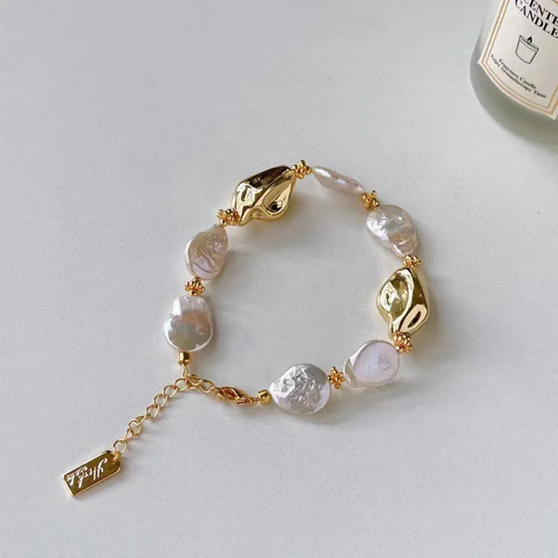 Irregular Baroque Pearl Jewelry Set OT Buckle 14K Gold Filled Fashion Jewelry Jewelry Sets For Girls