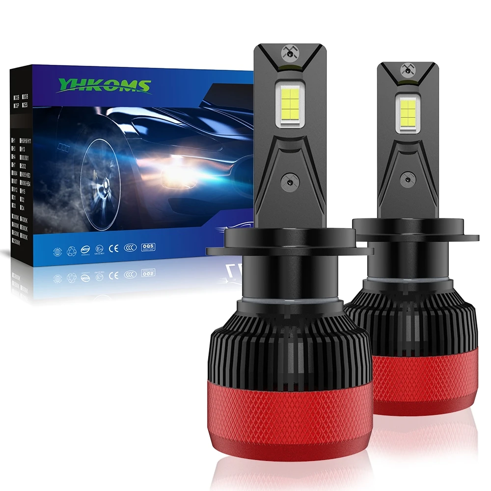 Оптовая продажа от производителя YHKOMS светодиодные фары V60 130 Вт h11 canbus 10000lm лампы 9006 h4 h7 для автомобилей