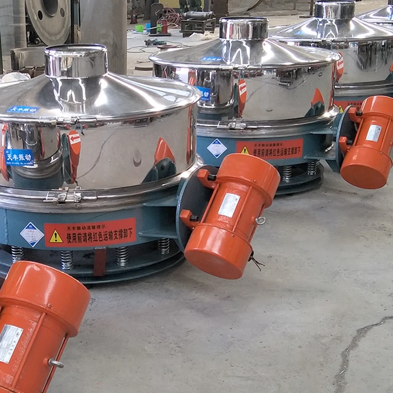 Stainless steel flour straight screen mill powder vibrating sieve machine for starch