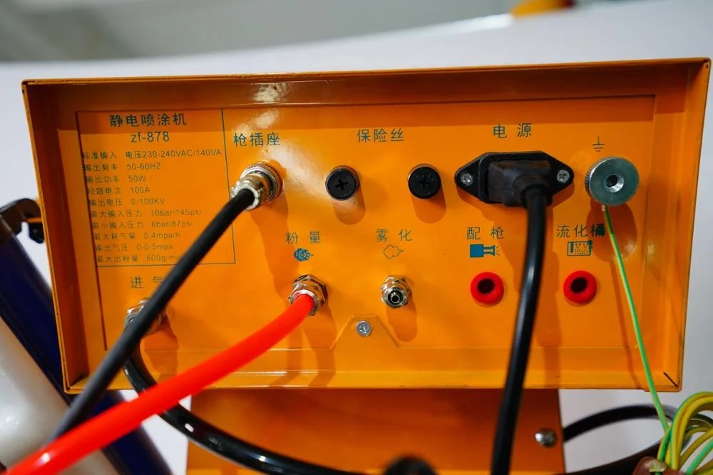 Electrostatic Flocking Gun Machine Portable Powder Coating Machine