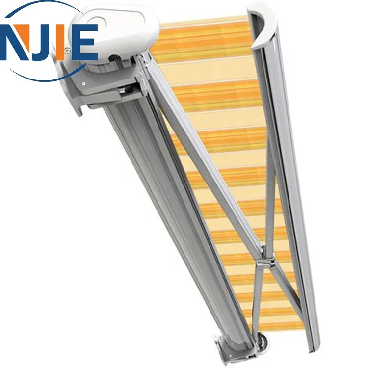 High quality retractable aluminum outdoor canopy balcony awning design with metal brackets for awning