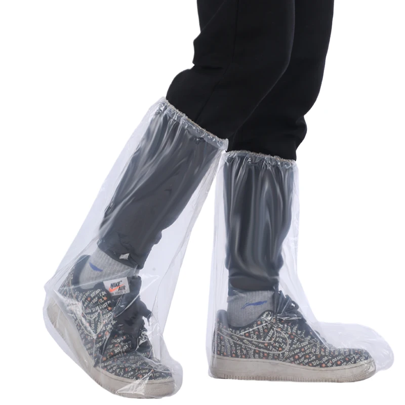 Plastic Non Woven pe Disposable Sterile Long rain boots  Covers made in China