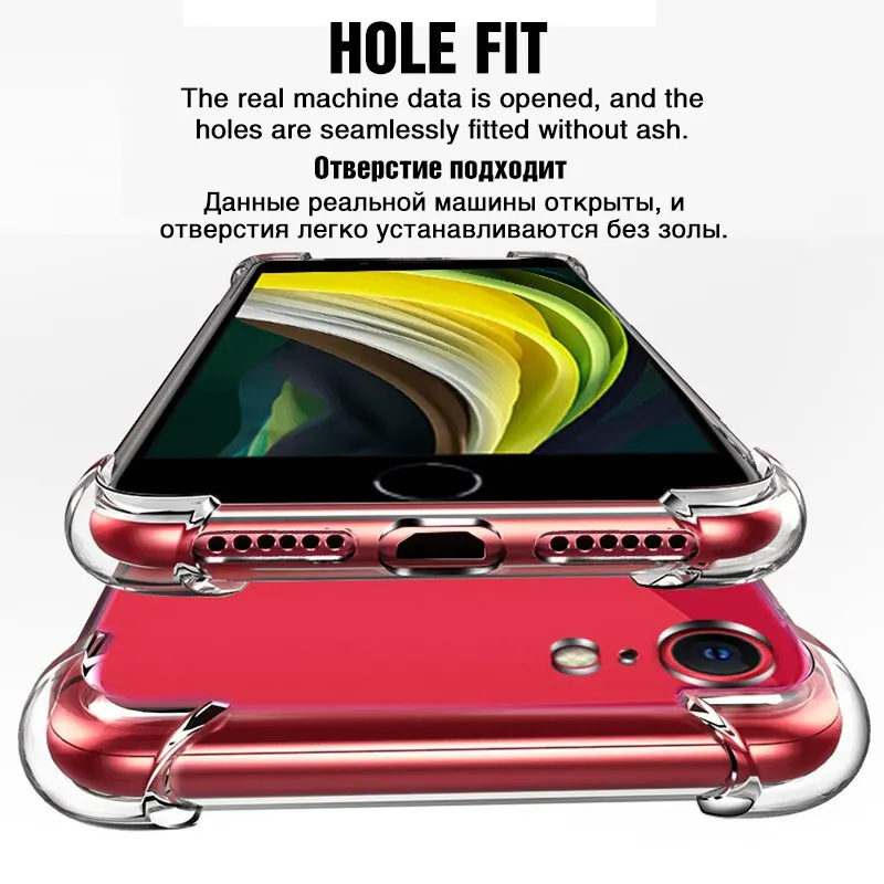 Роскошный Ударопрочный силиконовый чехол для телефона чехлы Iphone 12 11 Pro Max mini XS