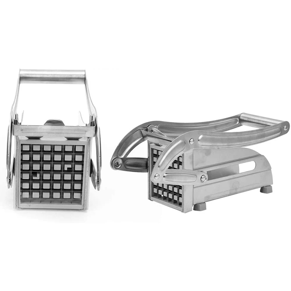 Amazon High Quality Multifunctional cutting Stainless steel Cucumber Vegetables Carrot Manual French Fry Potato Slicer Chipper