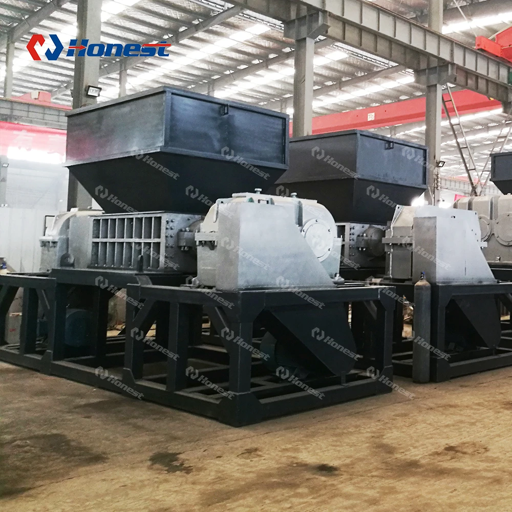 Metal Scrap Double Shaft Shredder Crusher Machine
