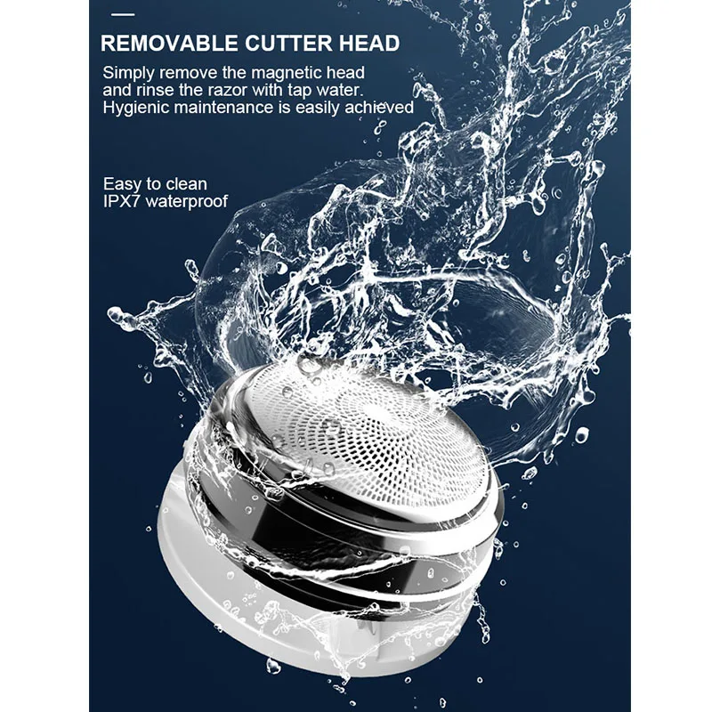 Wholesale Portable Mini Electric Shaver USB Rechargeable Waterproof Painless Beard Hair Razor Shaving Trimmer For Men Women