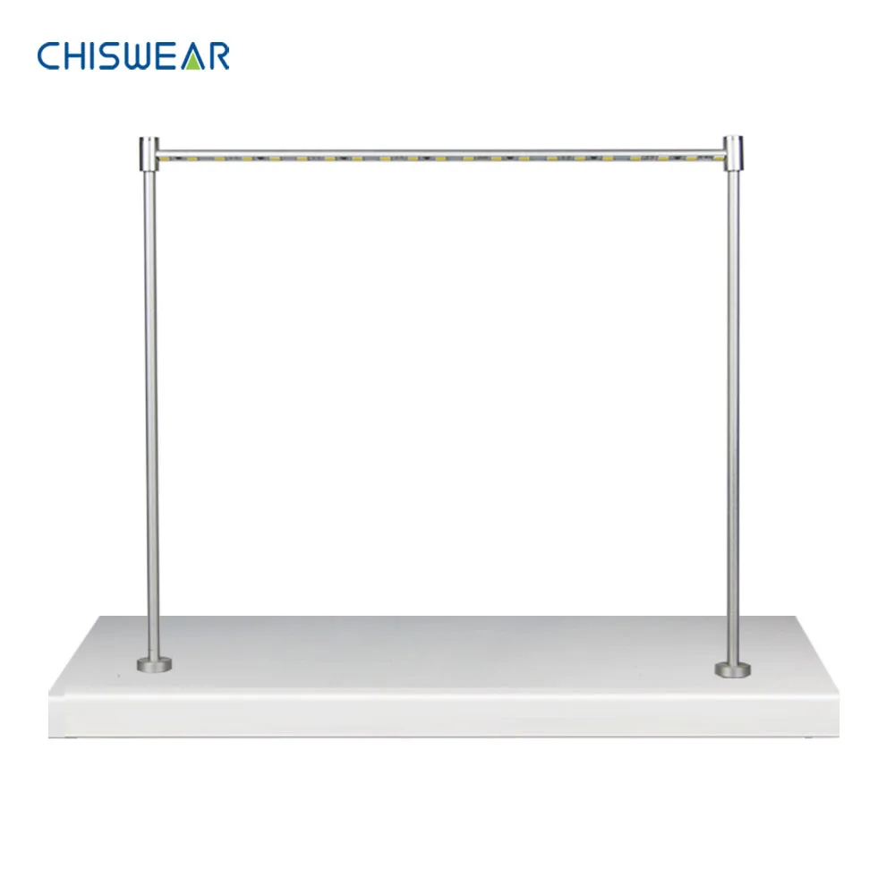 Four Sides Rotating LED Bar Jewelry Display Showcase Lighting for Display Cabinet