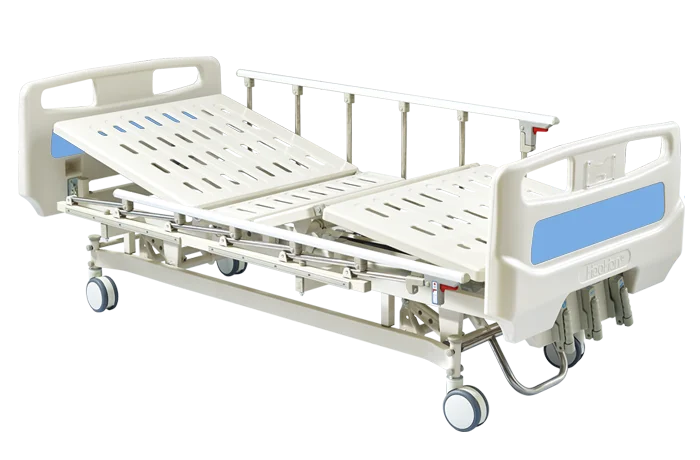 HH/SJC-I-G-008 Three Crank Manual Hospital Bed Medical Equipment with Metal Material Clinic and Hospital Brands Used Beds