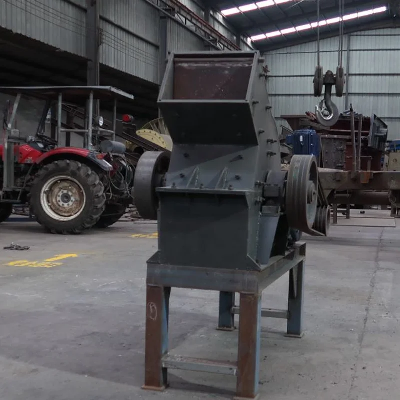 HuanSheng 2024 Diesel Hammer Crusher With Conveyor And Feeder Fine Powder Stone Hammer Crusher PC200x300 Hammer Crusher