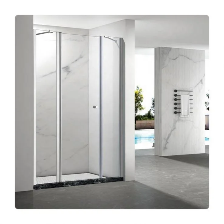 Good Quality With Competitive Price Stainless Steel Handle Shower Doors Bypass Sliding Bathroom Frame