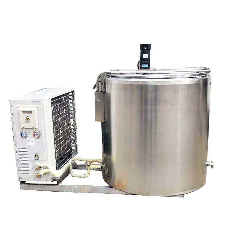 fresh goat cow 500l home used small milk cooling tank for dairy farm