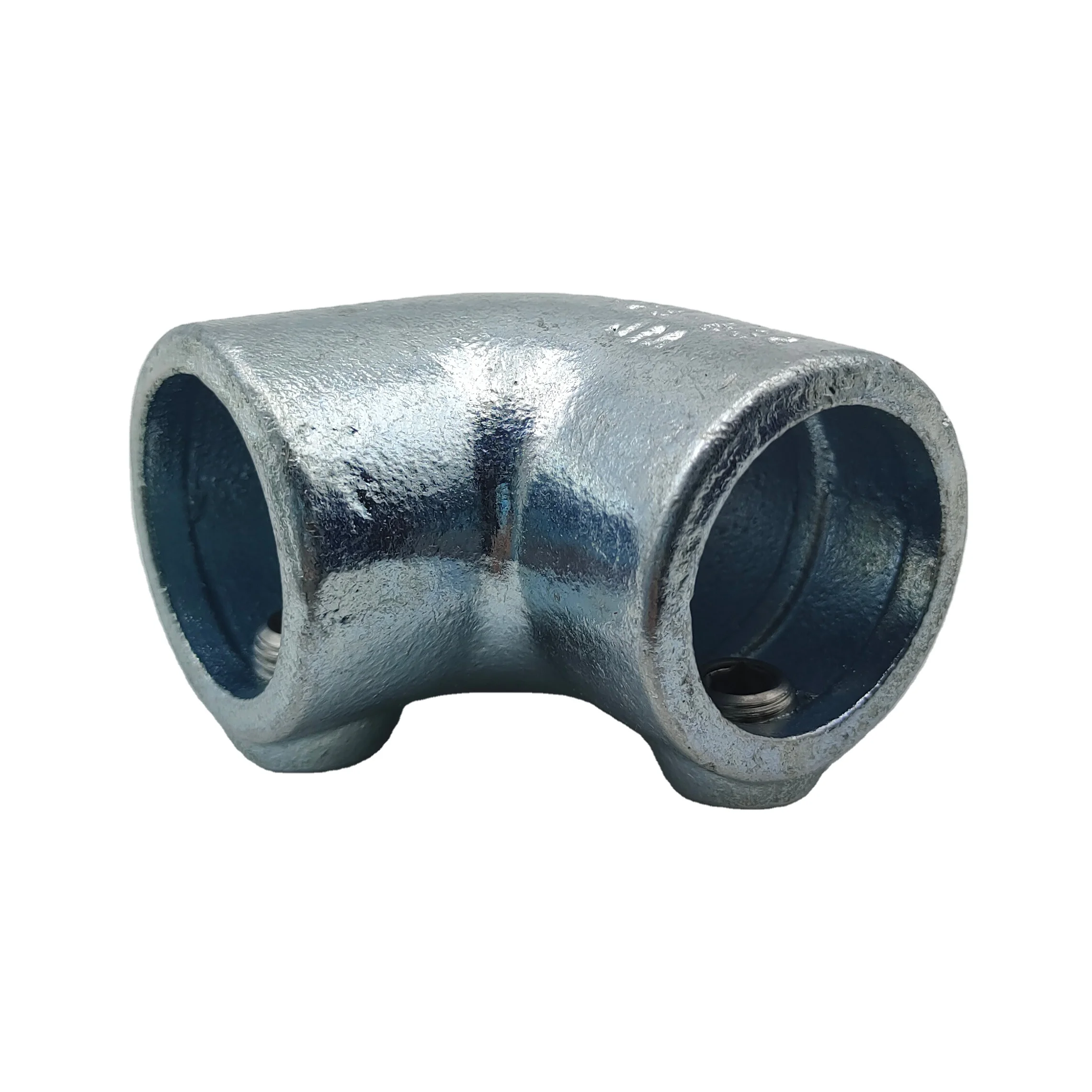 125 2 Way 90° Elbow Key Clamp Handrail fittings for fast construction of hand-railing safety guardrails