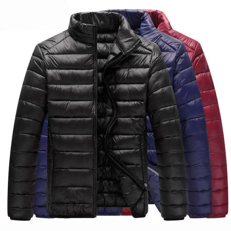 Plus Size Jackets For Men Winter Bubble Puffer Jacket Outdoor Warm Quilting Coat Custom Logo
