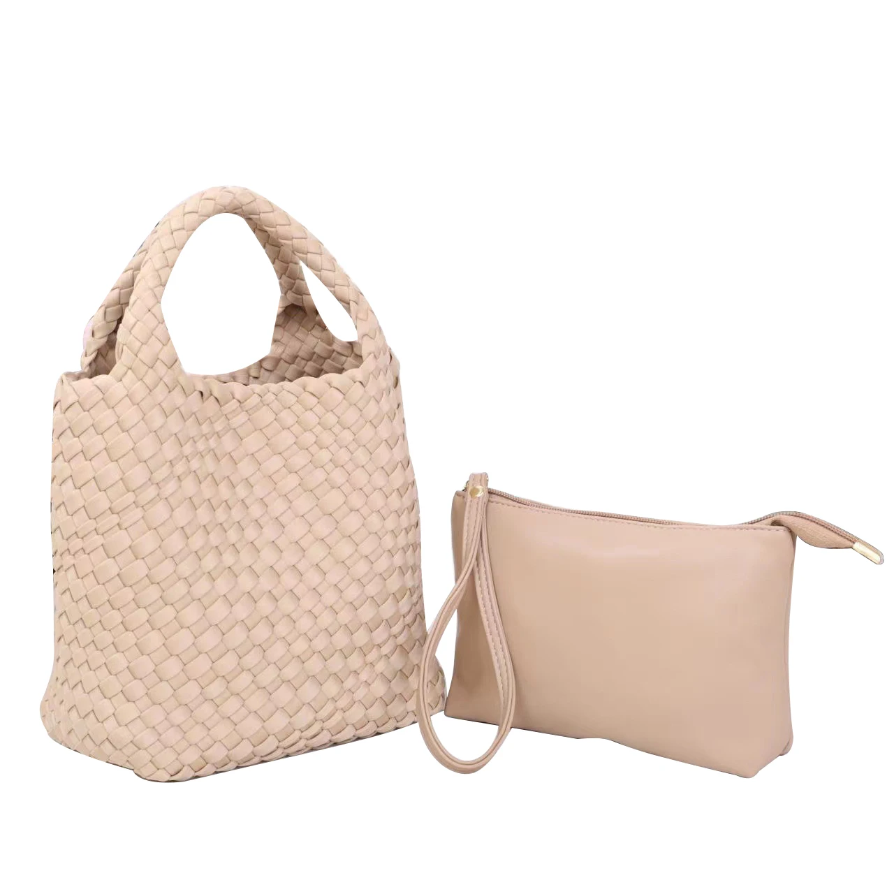 Fashion Neoprene Woven Handcrafted Women Bag Waterproof Neoprene Beach Tote Bag Casual Summer Tote Bag