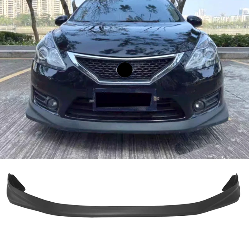 Car Body Kits for nissan tiida 2012 2013 2014 Front Lip Side Skirt ABS Material Rear Diffuser Lip One Exhaust Tip Exterior Parts