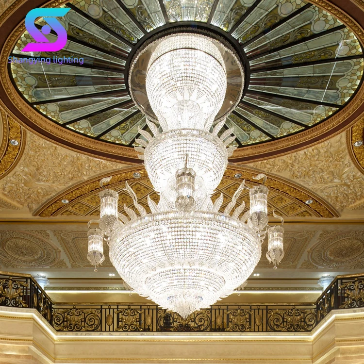 Современные Роскошные хрустальные люстры стеклянные подвесные светильники гостиная отель лобби декоративное потолочное освещение