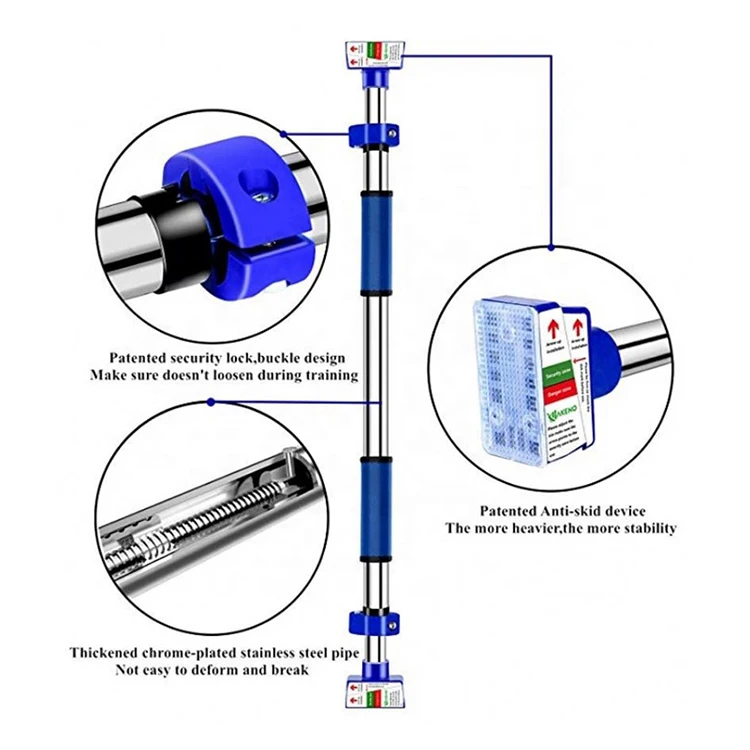 
Hot selling wall mounted bar horizontal family living appliance household single treasure sports hanging pull bar 
