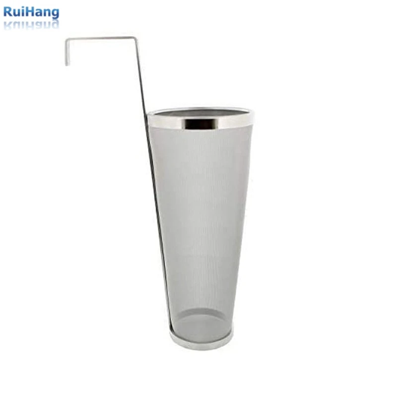 New listing Using Convenient design stainless steel beer mesh brewing dry garden grain filter soil sieve basket hopper