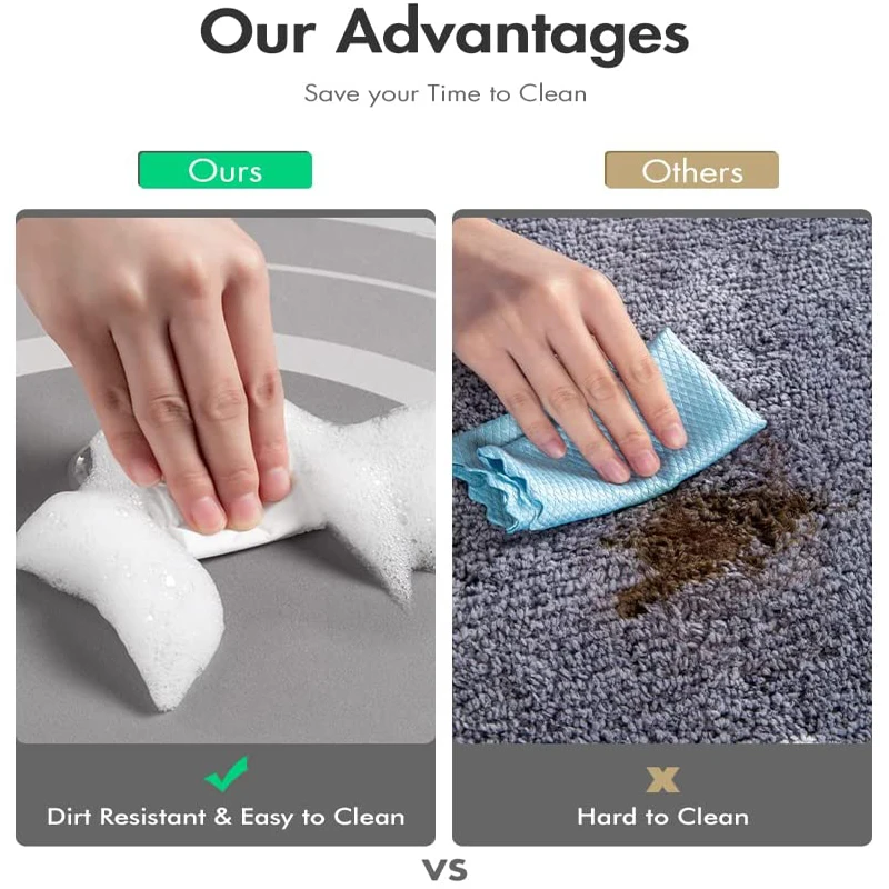 Супервпитывающие Нескользящие диатомные коврики для ванной абсорбирующие быстросохнущие диатомит мягкие