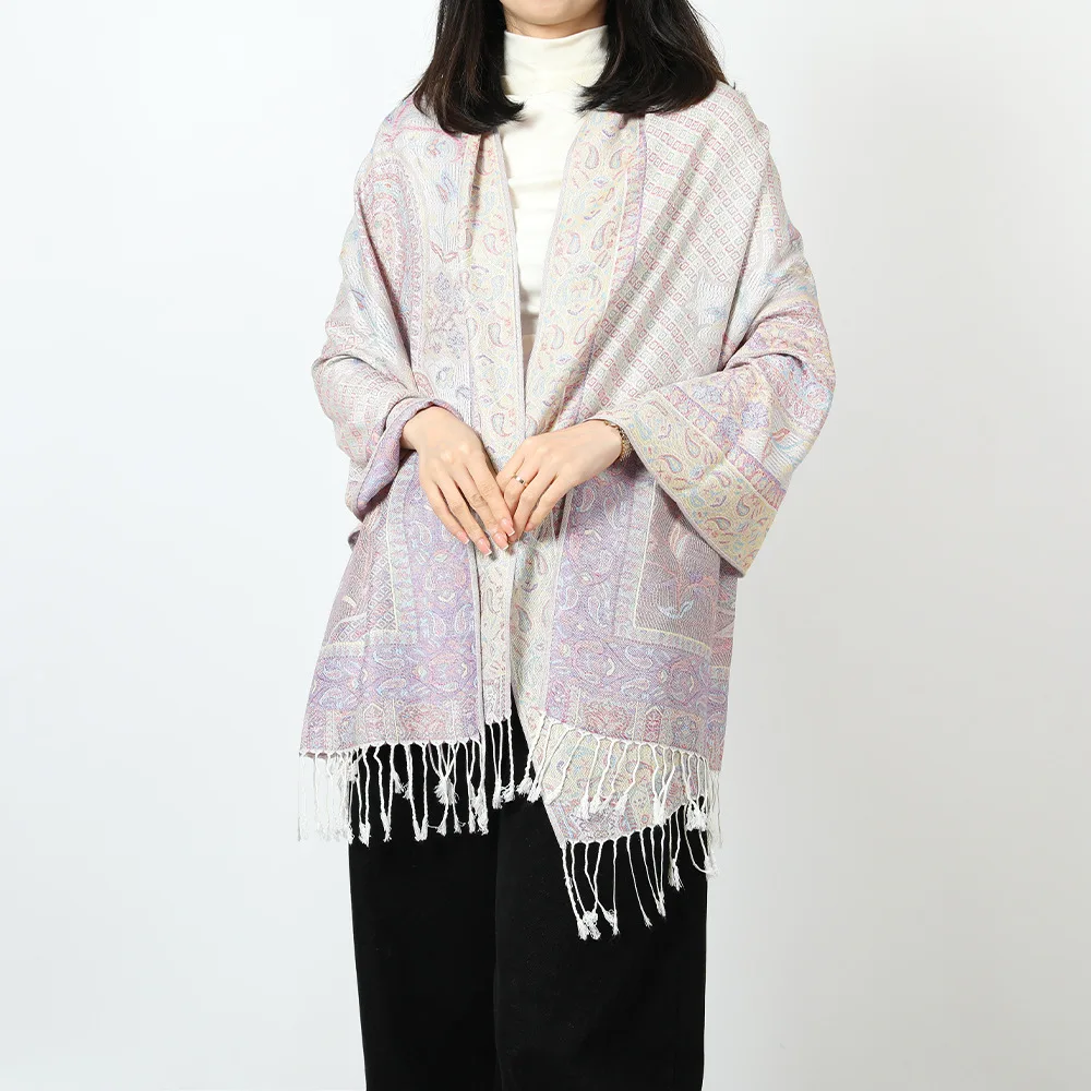 New national style red shawl women travel holiday photo scarf warm cloak