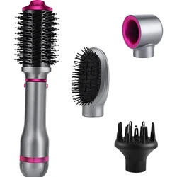 2339 Hot selling Multifunctional Hot Brush Straighter 4 In 1 Hot Air Brush Women Hair dryer Ionic