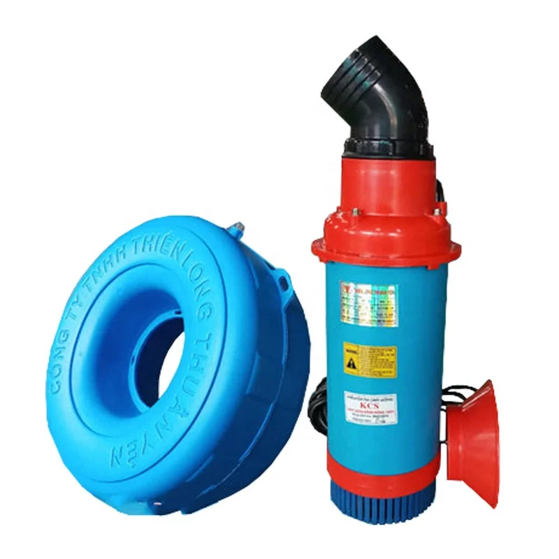 Full Oxygen Floating Pump for Fish Farm Model BS-22 Power 2.2KW Single Phase 220V Electric Water High Pressure 100% Copper 12m