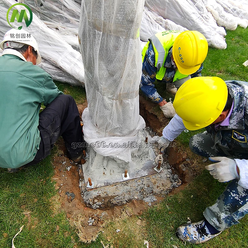 Wholesale removable dracaena artificial plant easy to install landscape artificial large dracaena tree outdoor decoration