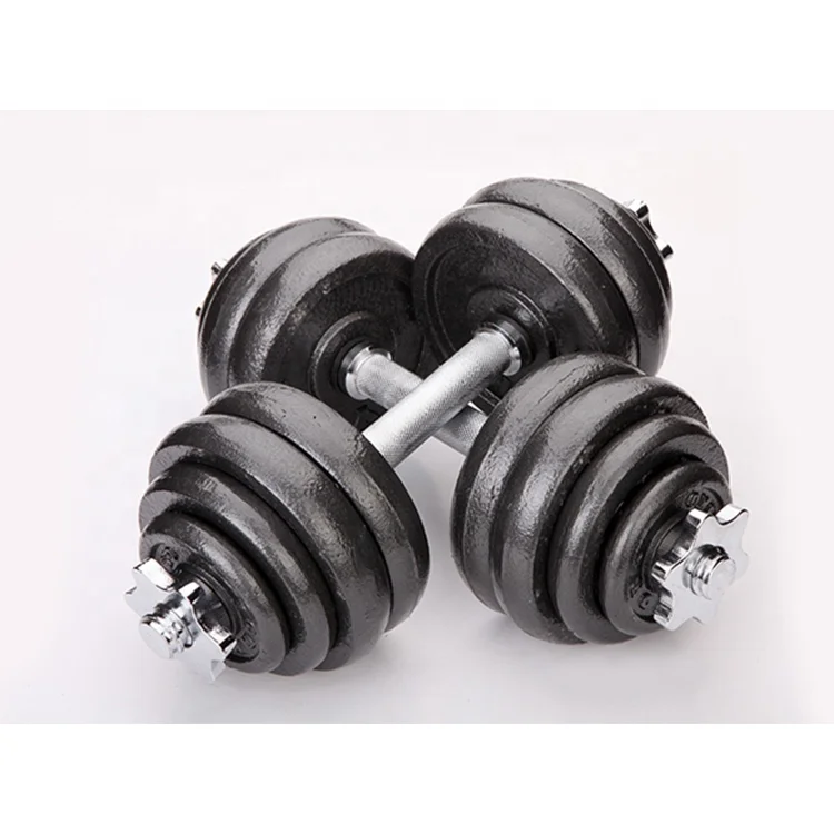 fitness black cast iron Weights adjustable customized dumbbell Set gym weights dumbbell