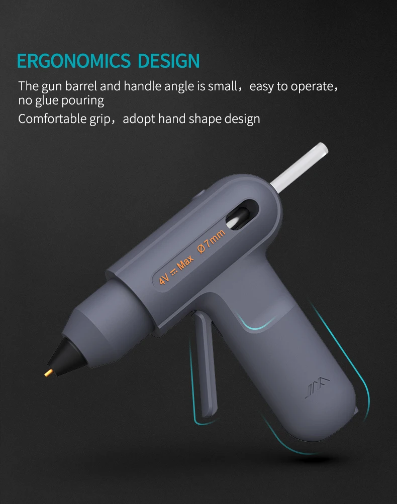 JIMIHOME JM-G7036N Hot Melt Glue Gun Wireless Design Glue Gun Holder