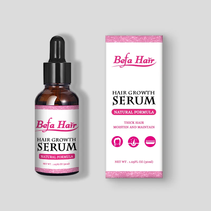 Natural Hair Oil Growth Custom Logo Herbal Hair Treatment Oil Hair Growth Serum