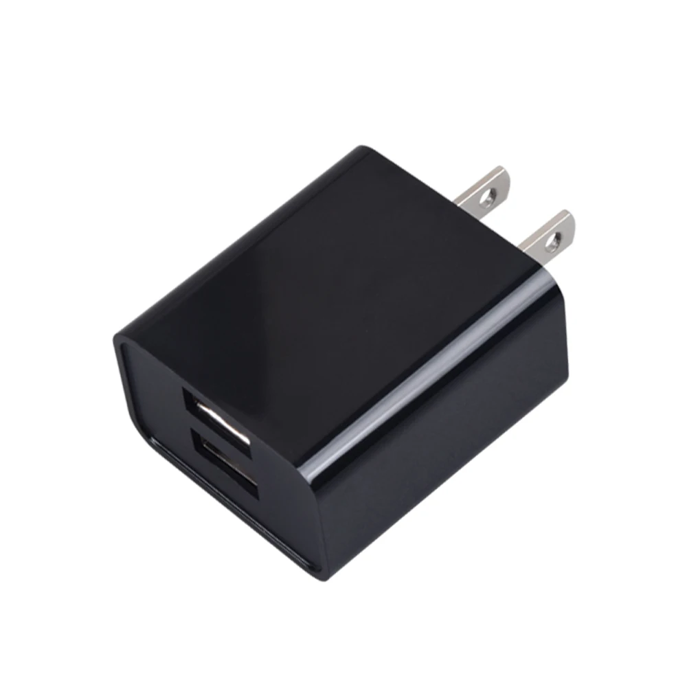 FCC сертифицированное дорожное USB зарядное устройство 5V 2A двойное Usb настенное зарядное устройство США 2 порта штепсельная вилка США переходник для зарядного устройства